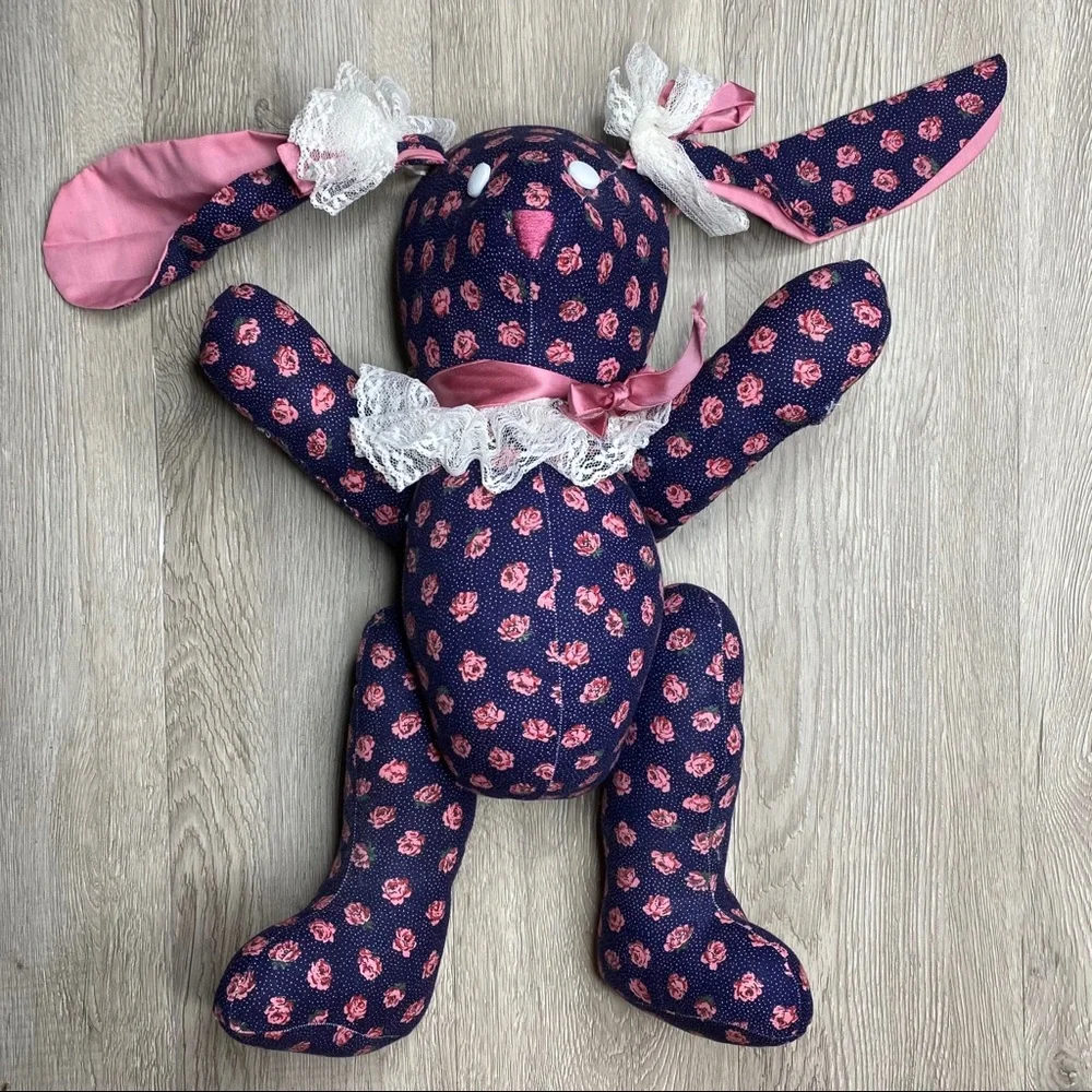 Stuffed Floppy Eared Bunny 1993